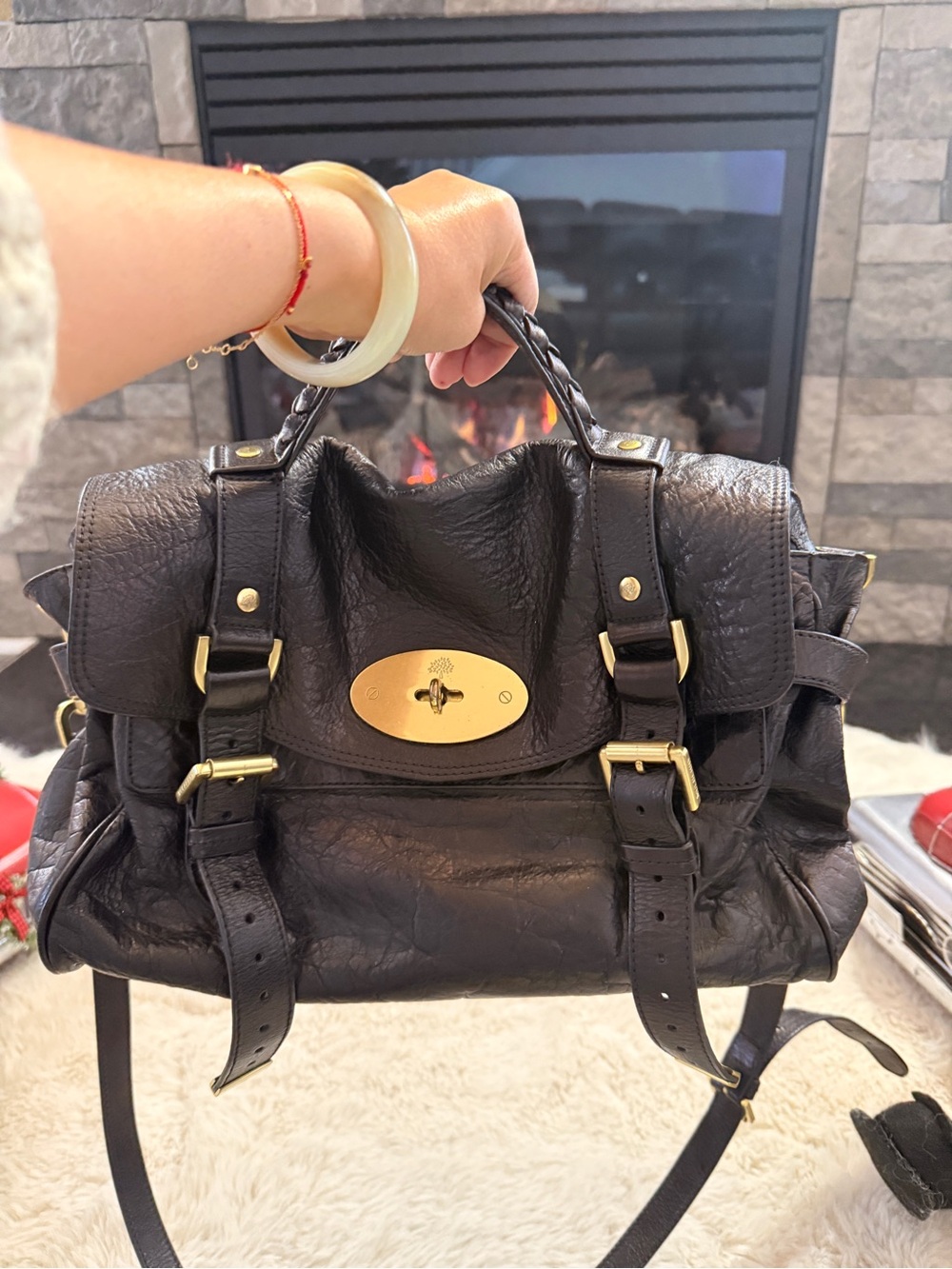 Mulberry Alexa Black Leather Shoulder Handbag
Satchel Crossbody Authentic Bag - Picture 12 of 14